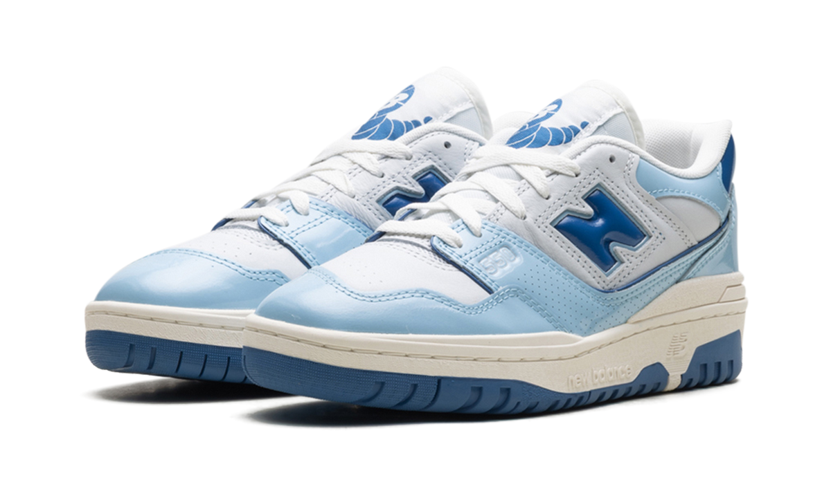 New Balance 550 Chrome Blue Patent