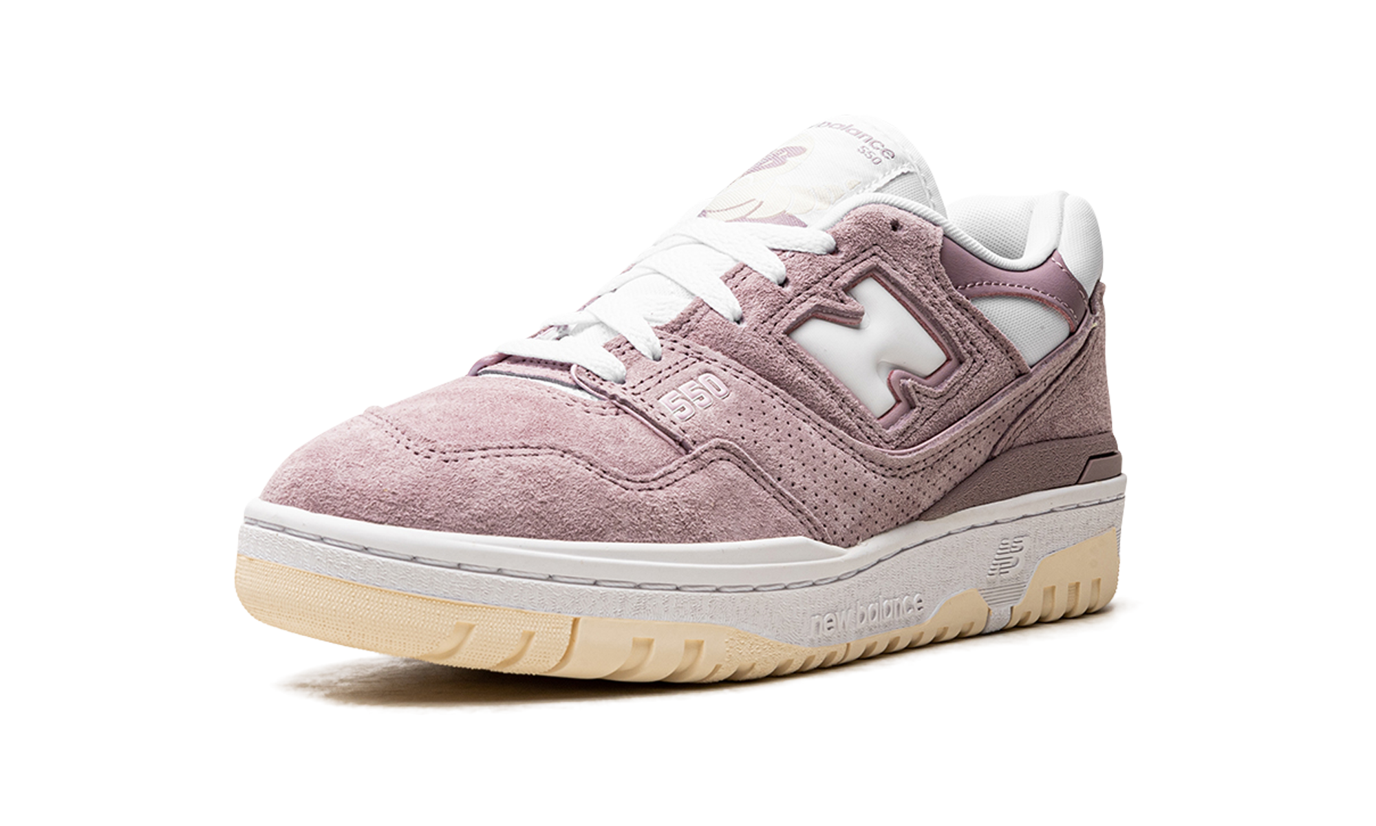 New Balance 550 Lilac Chalk Suede