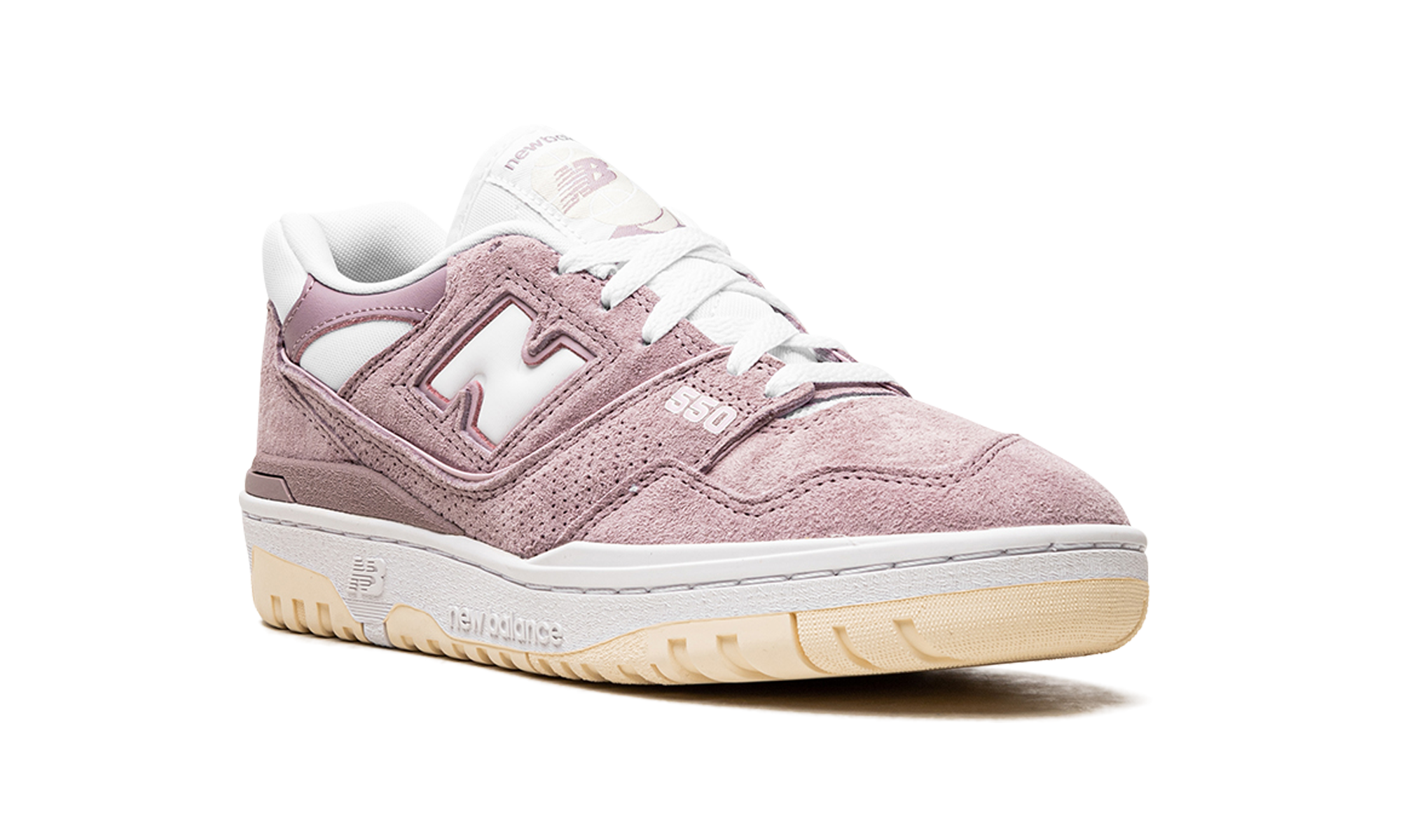 New Balance 550 Lilac Chalk Suede