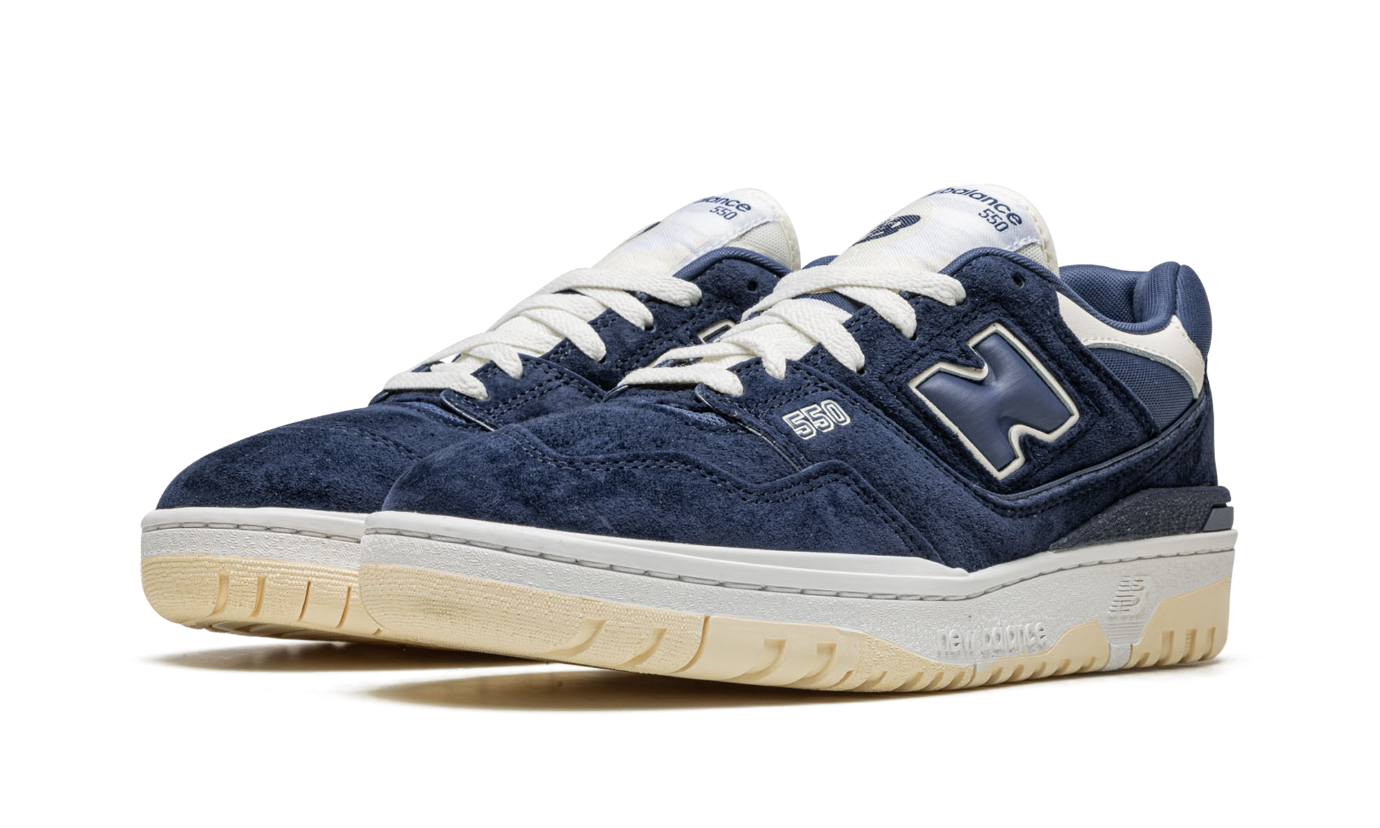 New Balance 550 Natural Indigo Suede