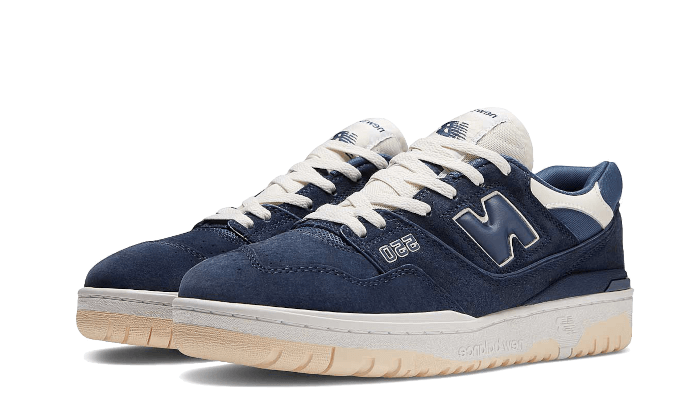 New Balance 550 Natural Indigo Suede, Natural Indigo/Sea Salt/White (BB550SLA)