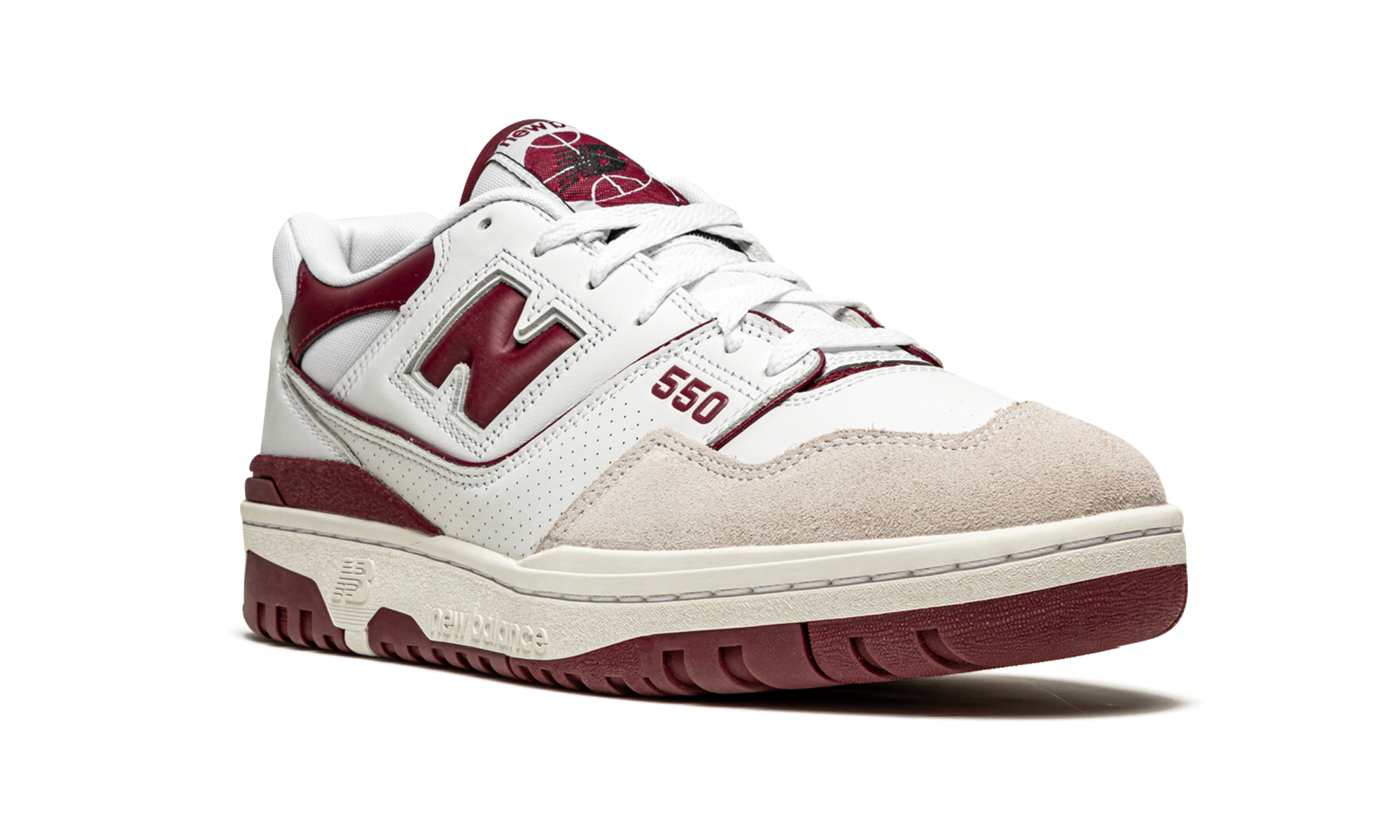 New Balance 550 Sea Salt Burgundy