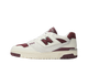 New Balance 550 Sea Salt Classic Crimson