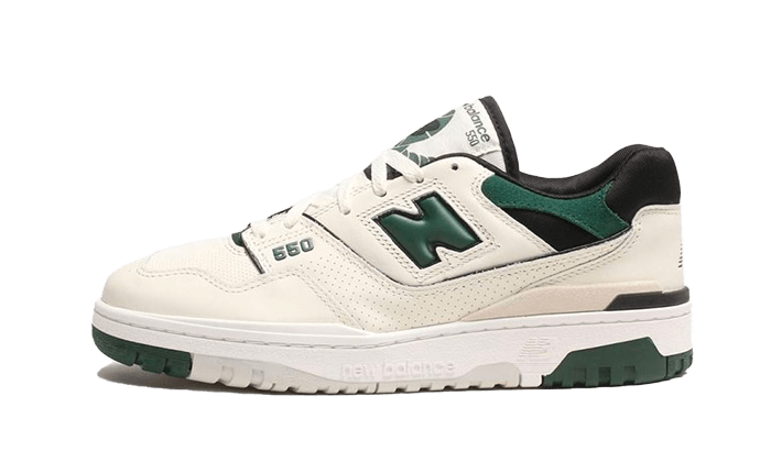 New Balance 550 Sea Salt Pine Green, Sea Salt/Pine Green/Black (BB550VTC)