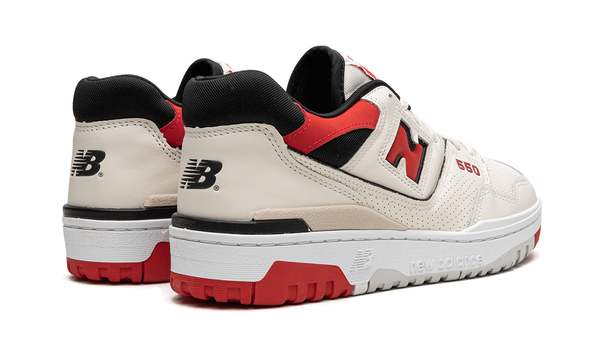New Balance 550 Sea Salt True Red