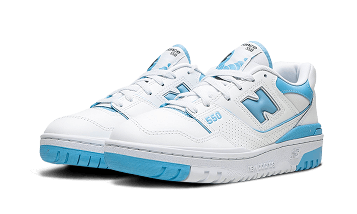 New Balance 550 UNC White Dusk Blue, Summer Fog/Dusk Blue (BBW550BC)