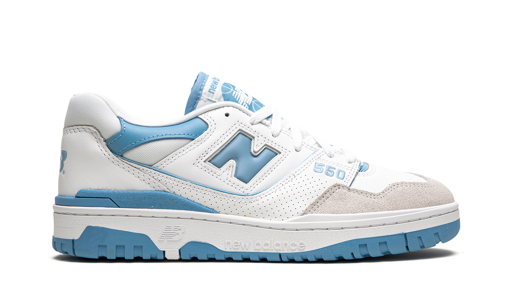 New Balance 550 White Blue Haze Rain Cloud