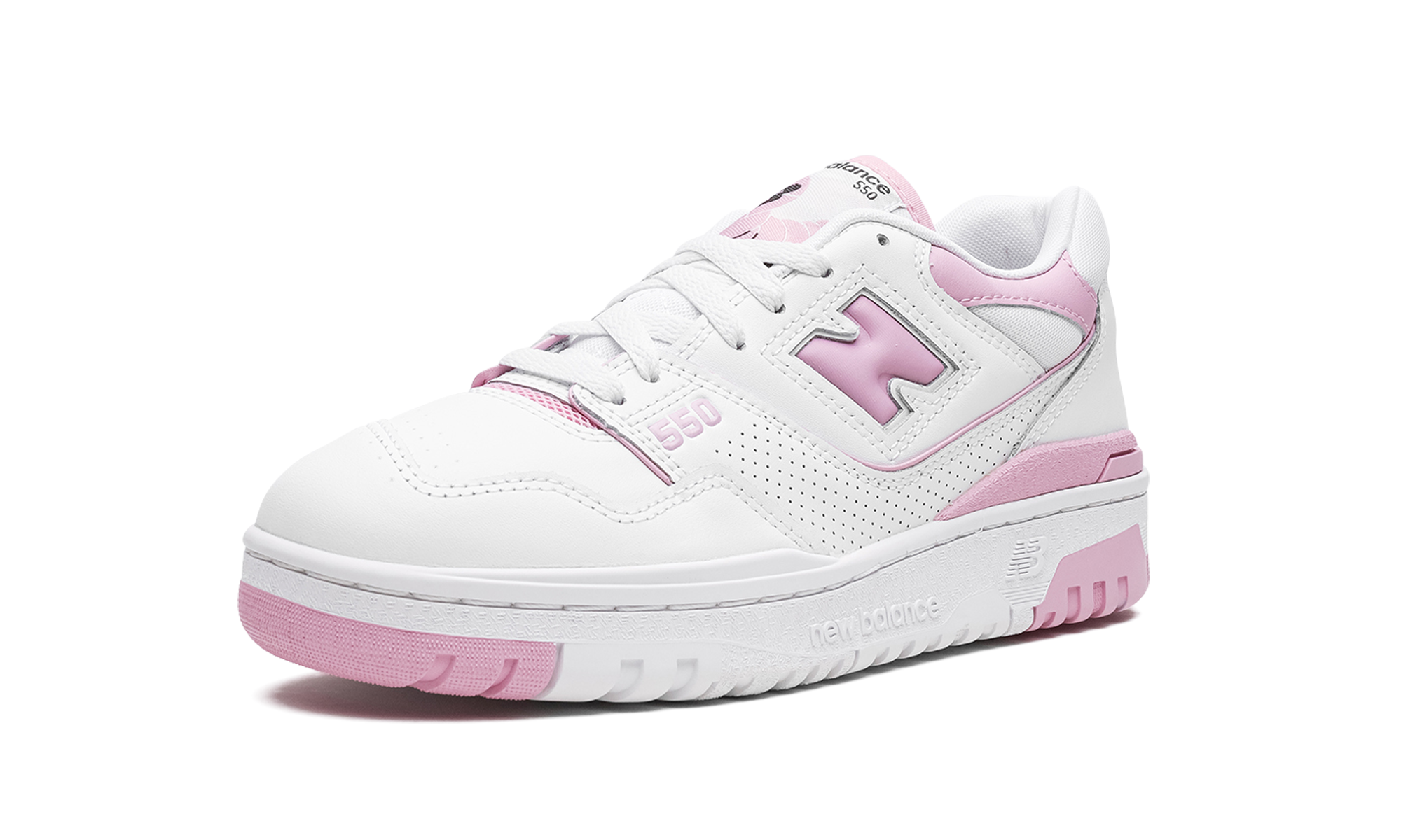 New Balance 550 White Bubblegum Pink