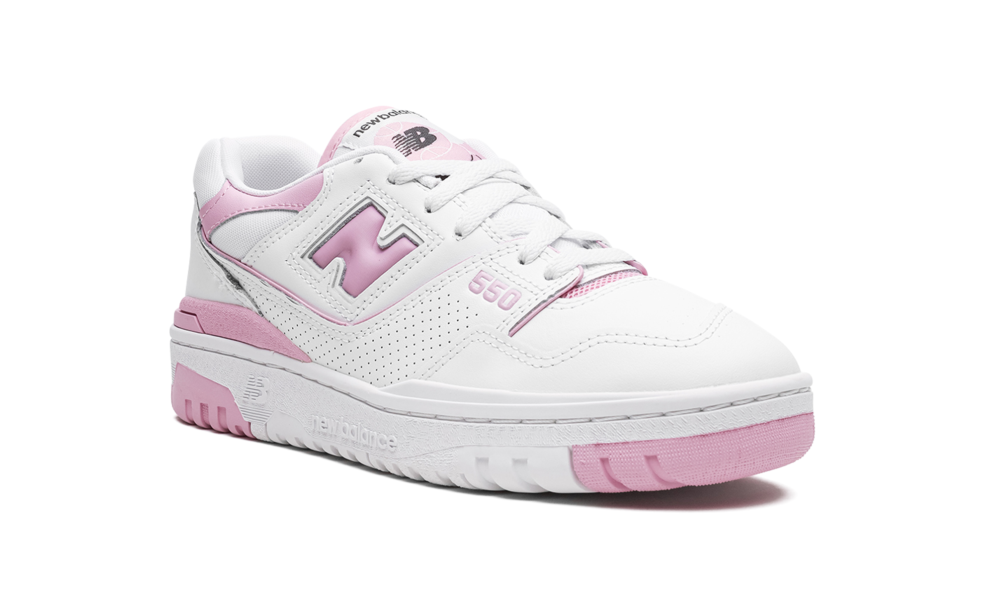 New Balance 550 White Bubblegum Pink
