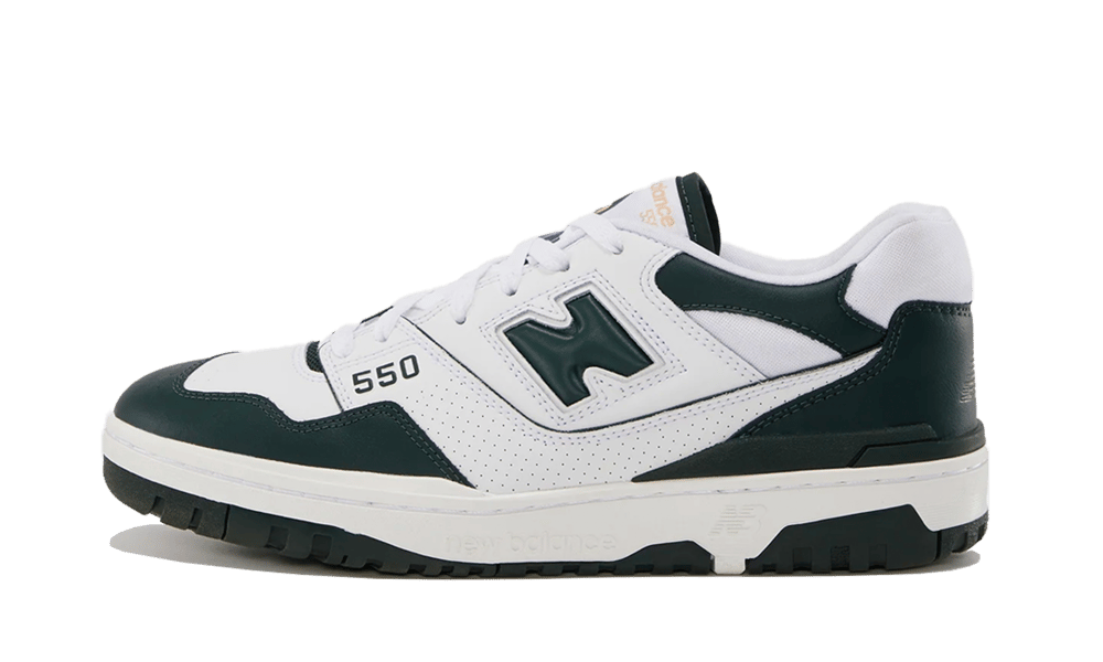 New Balance 550 White Dark Green, White/Dark Green (BB550GZ1)