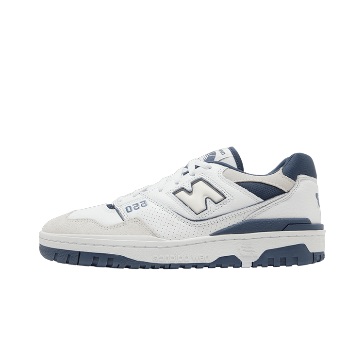 New Balance 550 White Dusty Blue, White/Dusty Blue (BB550STG)