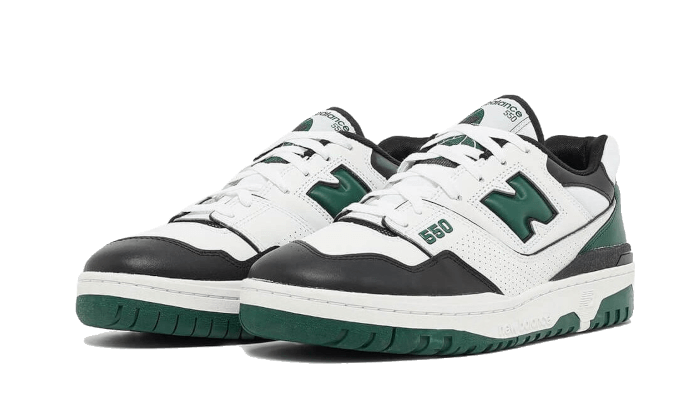 New Balance 550 White Green Black, White/Green (BB550LE1)