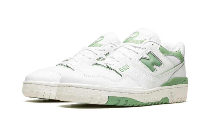 New Balance 550 White Mint Green, White/Mint Green (BB550FS1)