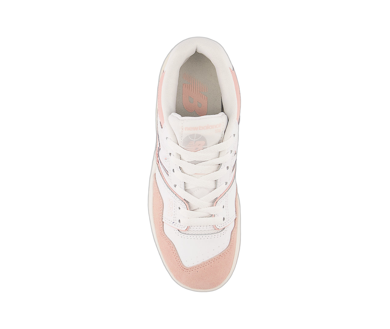 New Balance 550 White Pink Sea Salt, White/Pink Sand/Sea Salt (GSB550CD)