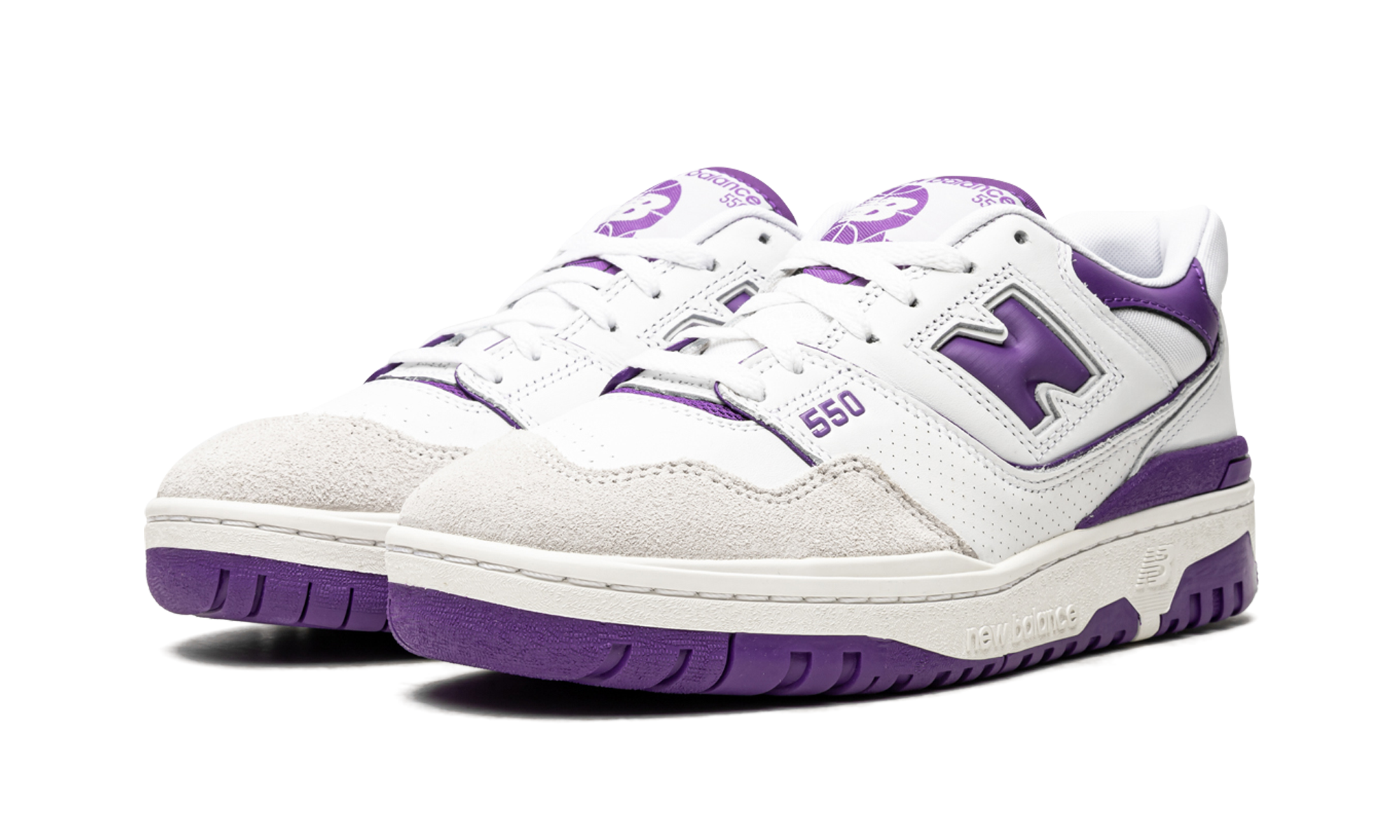 New Balance 550 White Purple