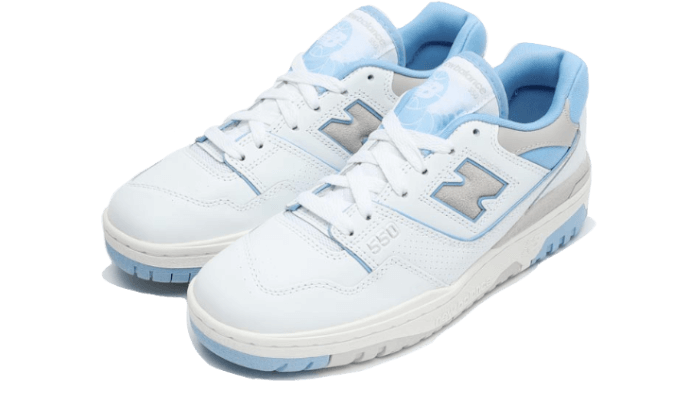 New Balance 550 White University Blue, White/University Blue/Grey (BBW550JC)