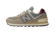 New Balance 574 Arid Stone Monarch Burgundy