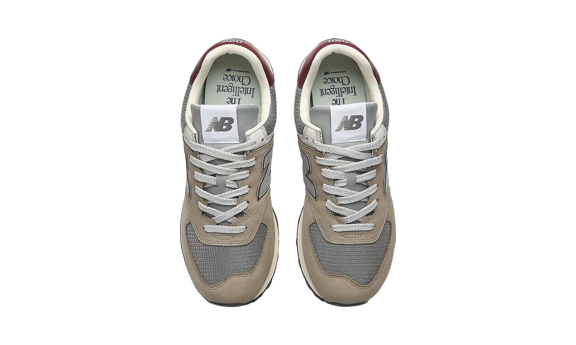 New Balance 574 Arid Stone Monarch Burgundy
