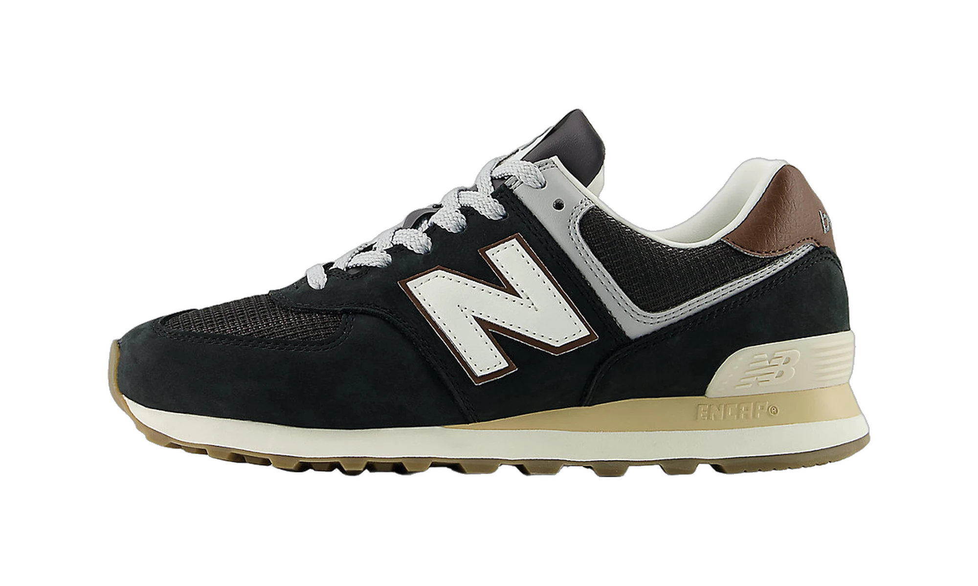 New Balance 574 Brown Dark Silver Metallic