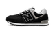 New Balance 574 Core Black White