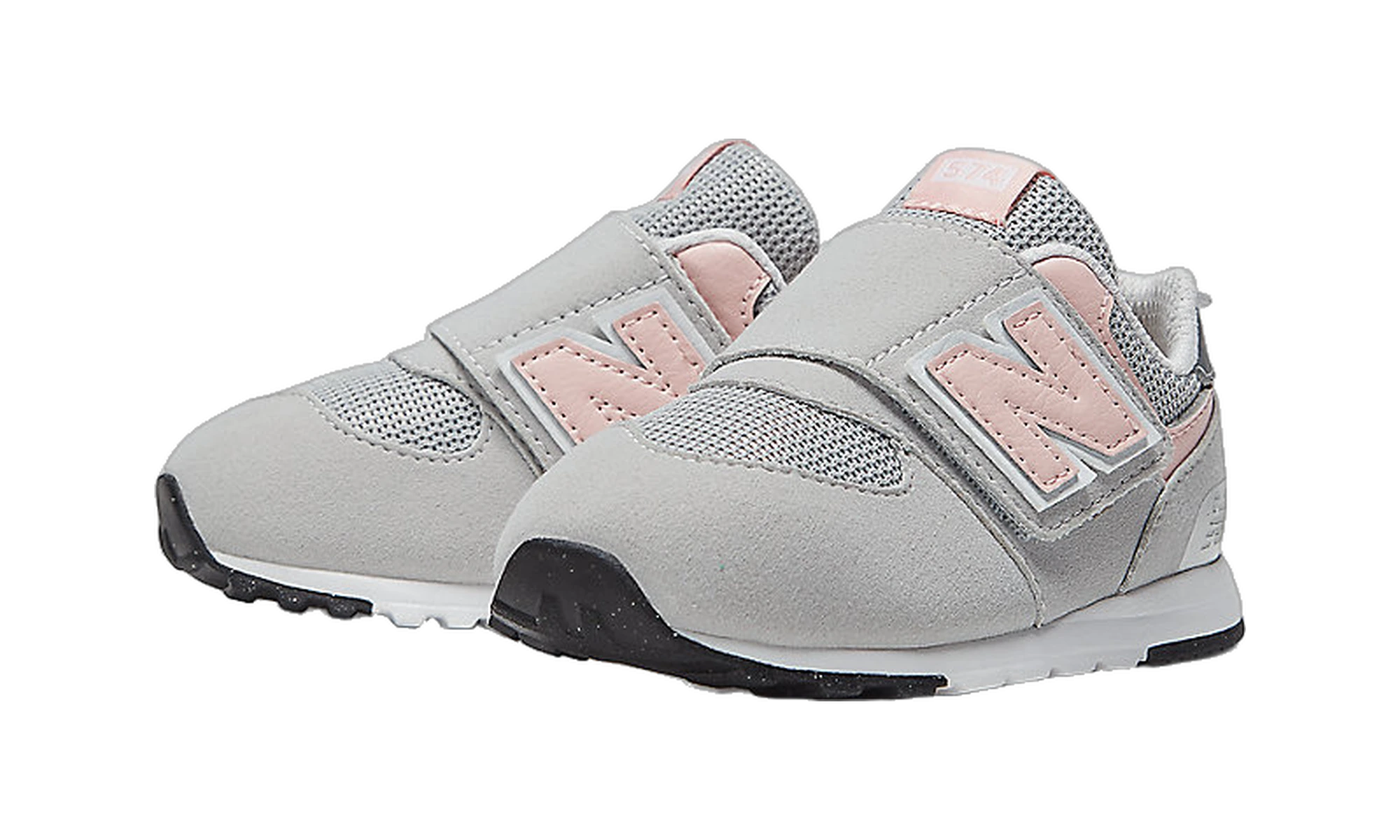 New Balance 574 Hook and Loop Rain Cloud Pink Haze (TD)