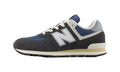 New Balance 574 Lace Black Cement Slate Grey