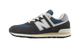 New Balance 574 Lace Black Cement Slate Grey