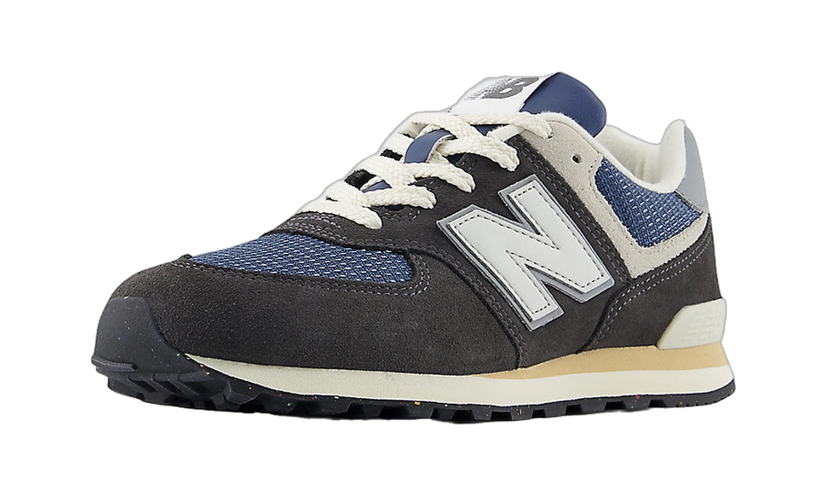 New Balance 574 Lace Black Cement Slate Grey