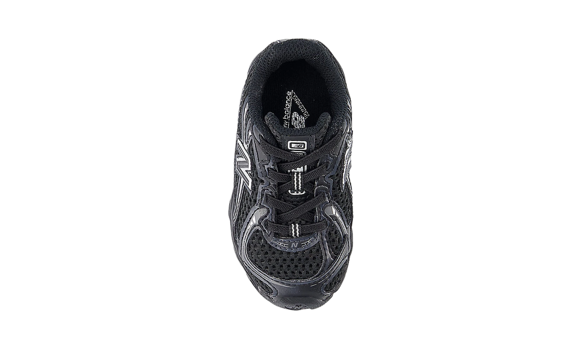New Balance 740 Bungee Lace Black Silver Metallic (TD)