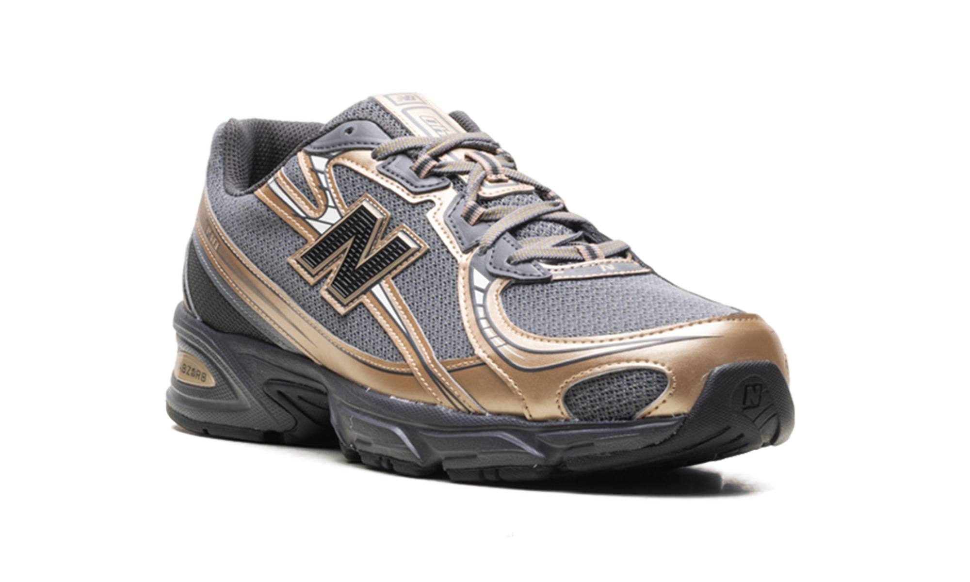 New Balance 740v2 Black Castlerock Gold Metallic