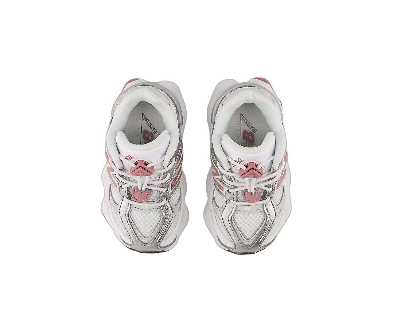 New Balance 9060 Bungee Lace White Rosewood Silver (TD)