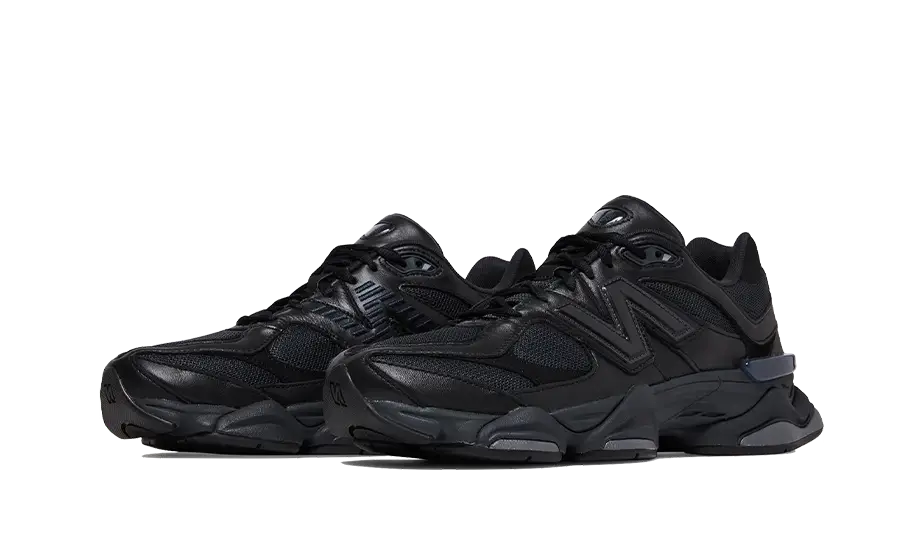 New Balance 9060 Triple Black Leather, Triple Black (U9060NRI)