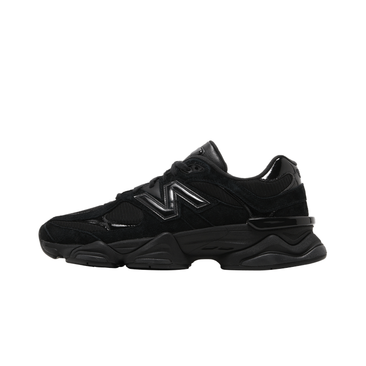 New Balance 9060 Triple Black Patent, Black/Black/Black (U9060ZBO)