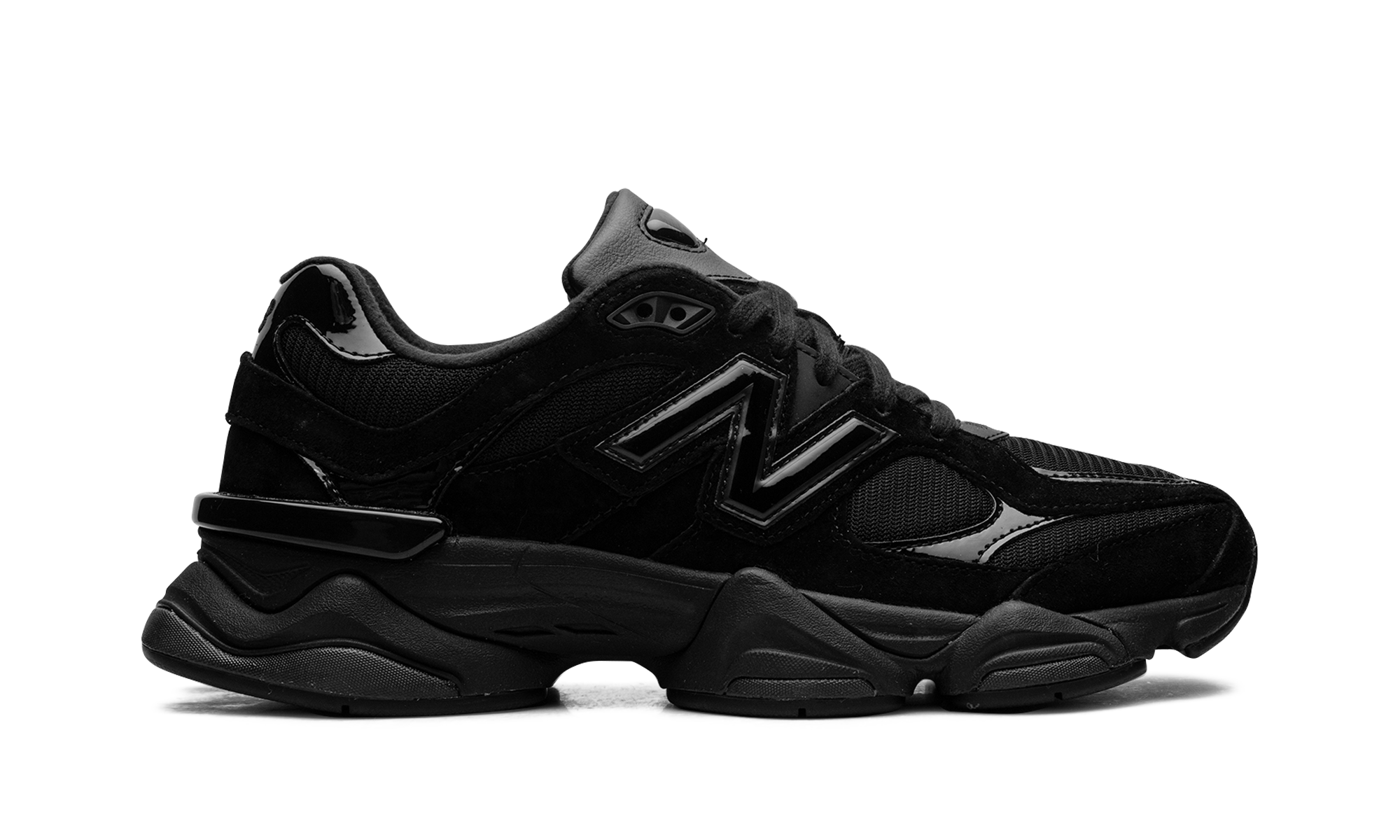 New Balance 9060 Triple Black Patent