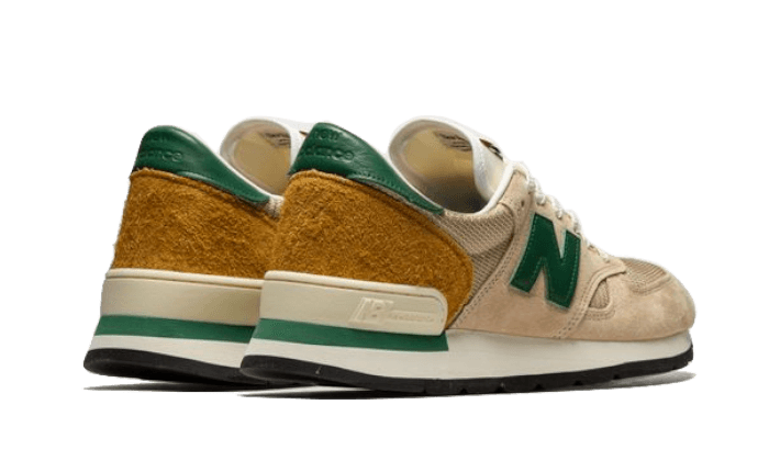 New Balance 990v1 MiUSA Tan Green, Tan/Green (M990TG1)