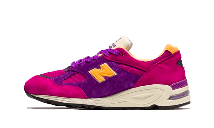 New Balance 990v2 MiUSA Teddy Santis Purple Yellow, Purple/Yellow (M990PY2)