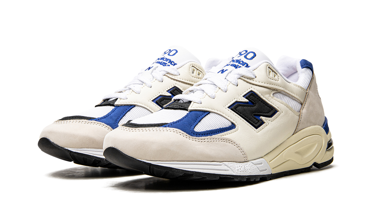 New Balance 990v2 MiUSA White Blue