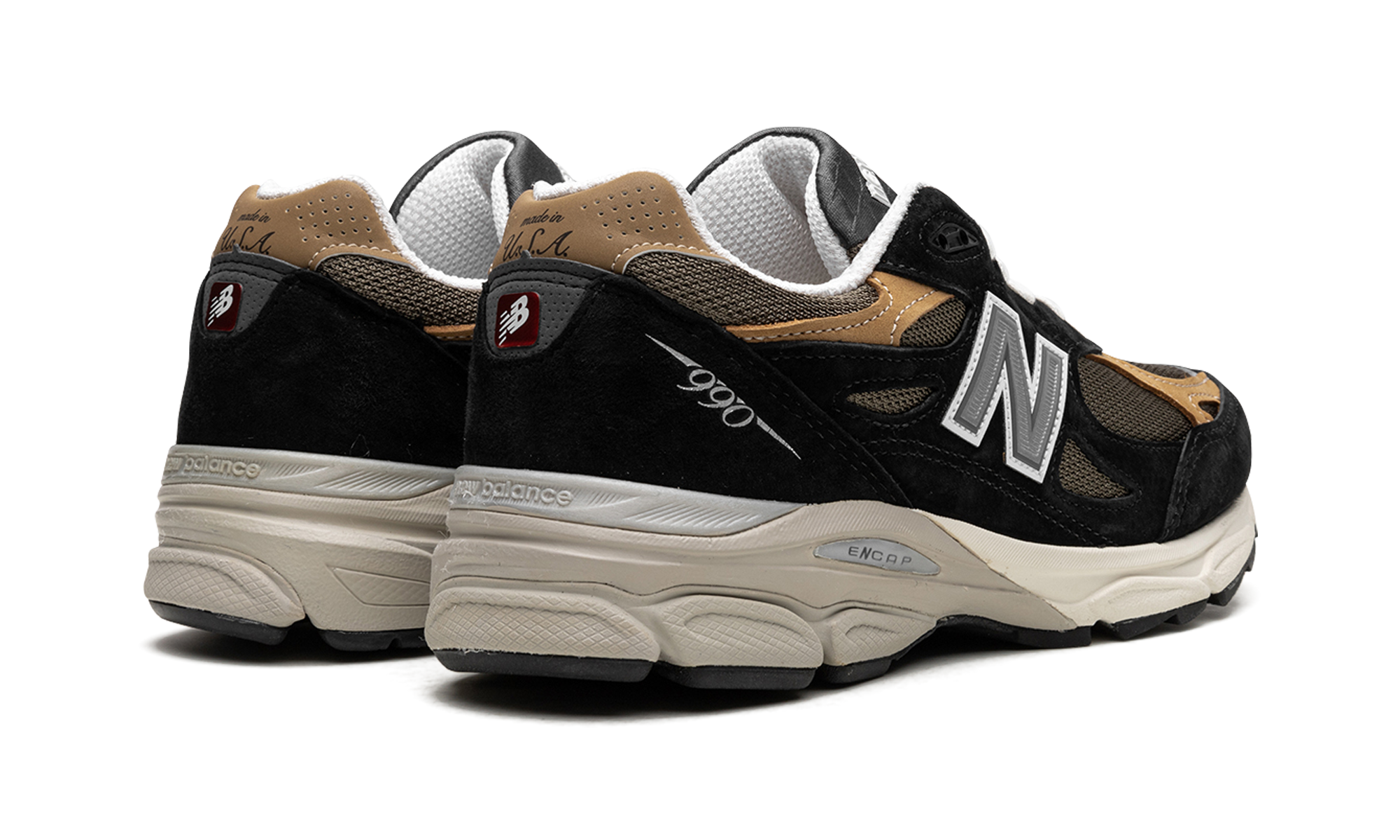 New Balance 990v3 MiUSA Black Tan