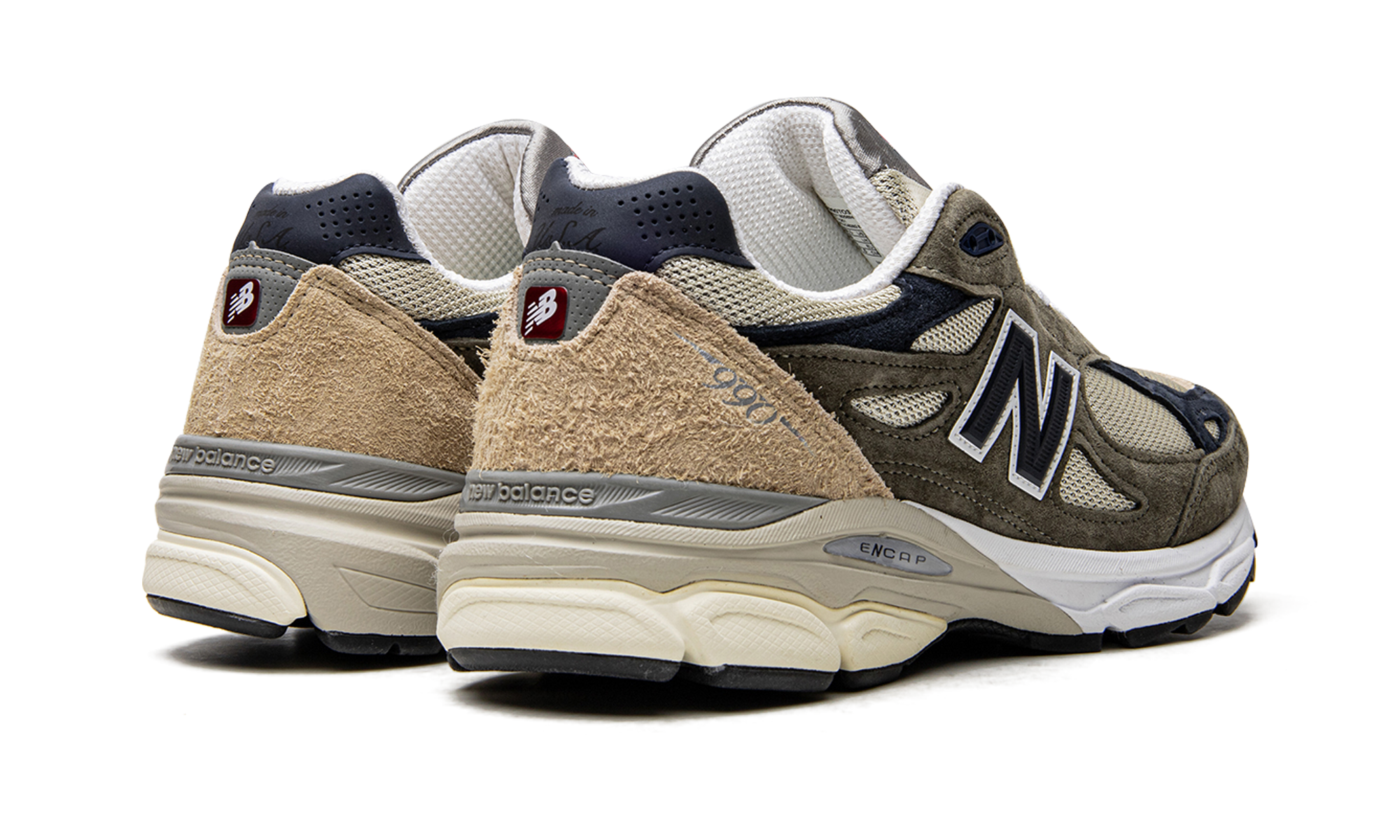 New Balance 990v3 MiUSA Grey Blue Olive