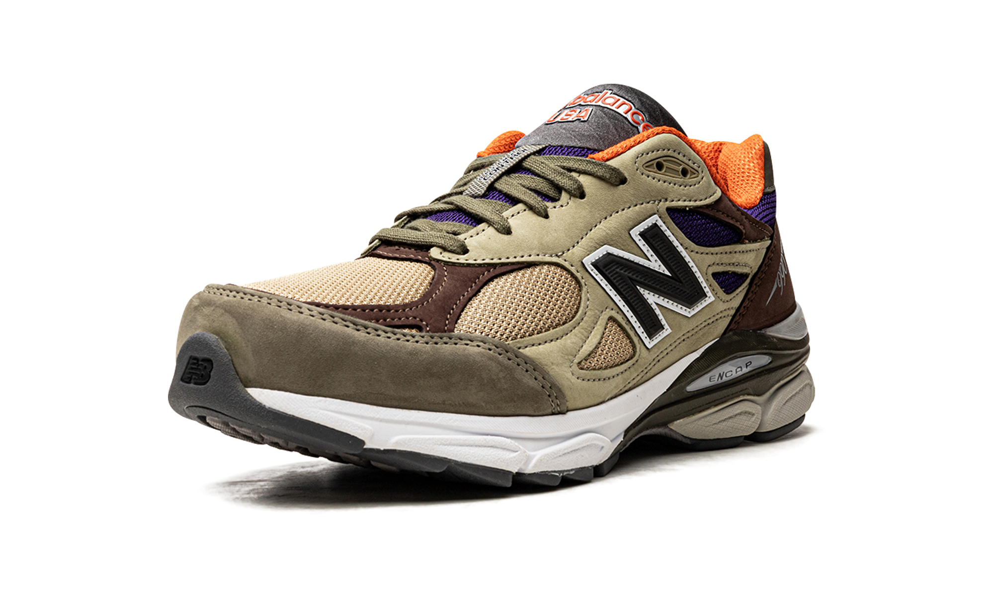 New Balance 990v3 MiUSA Teddy Santis Khaki Orange