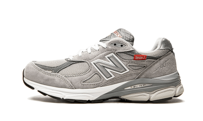 New Balance 990v3 MiUSA Version 3 Grey, Grey/Red (M990VS3)