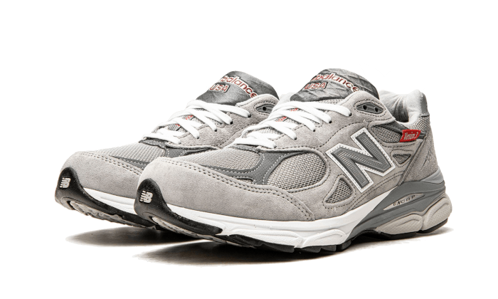 New Balance 990v3 MiUSA Version 3 Grey, Grey/Red (M990VS3)