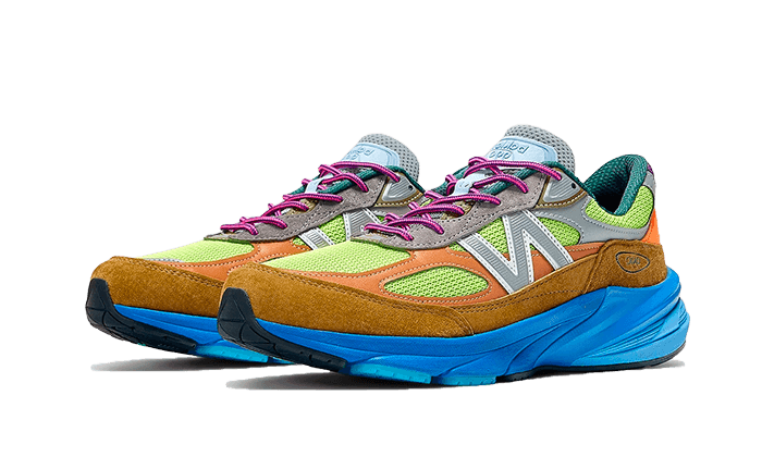 New Balance 990v6 MiUSA Action Bronson Baklava, Pixel Green/Dazzling Blue (M990AB6)