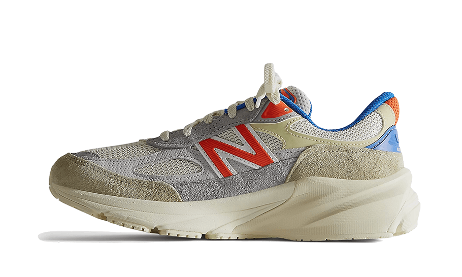 New Balance 990v6 MiUSA Ronnie Fieg Madison Square Garden Sandrift, Sandrift/Orange/Cream (NBU990KN6)