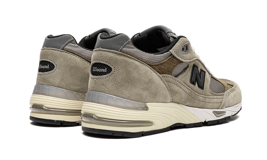 New Balance 991 MiUK JJJJound Grey Olive, Cobblestone/Covert Green/Black (M991JJA)