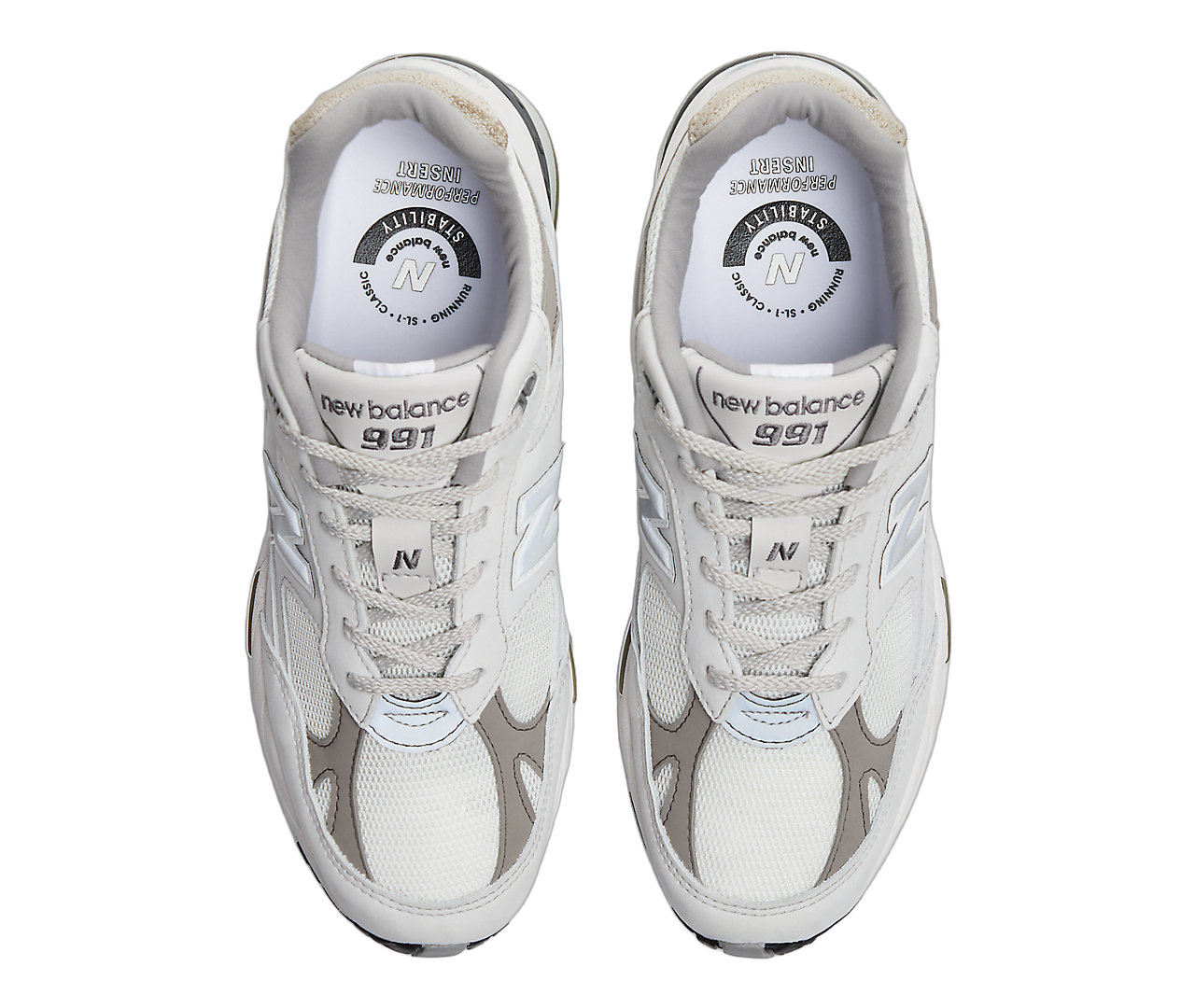 New Balance 991 MiUK Star White, Dawn Blue/Star White/Flint Grey (M991FLB)