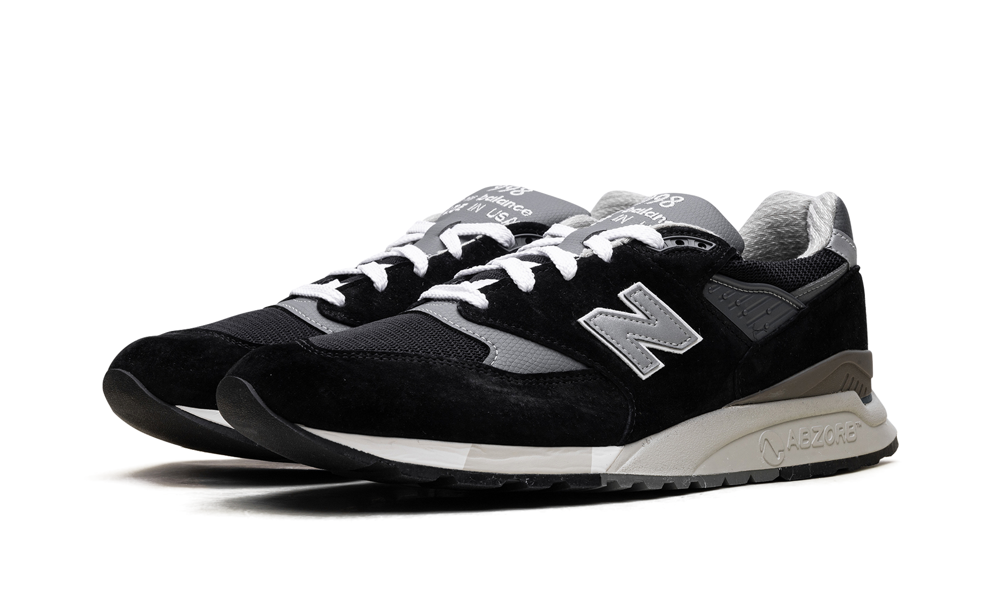 New Balance 998 MiUSA Black Silver