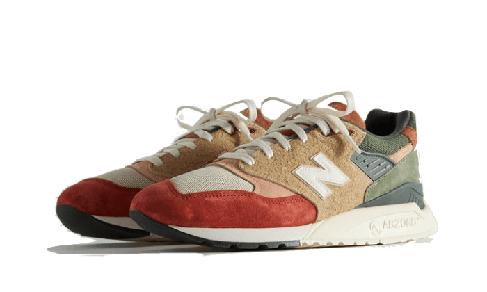 New Balance 998 Ronnie Fieg & Frank Lloyd Wright Foundation Broadacre City Chutney, Beige/Chutney (U998KH1)