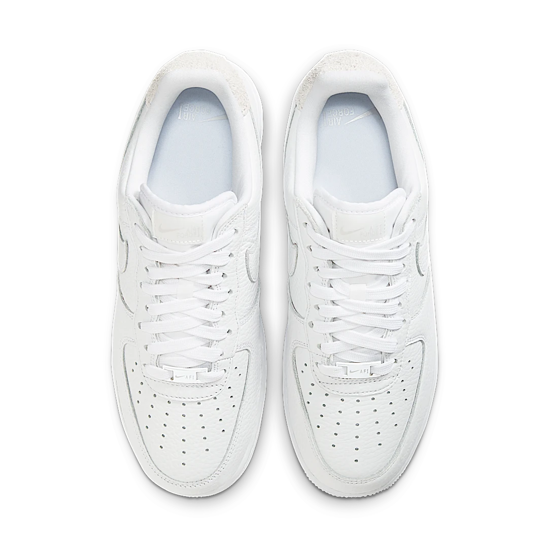 Nike Air Force 1 Craft White, White/White-Summit White-Vast Grey (CN2873-101)