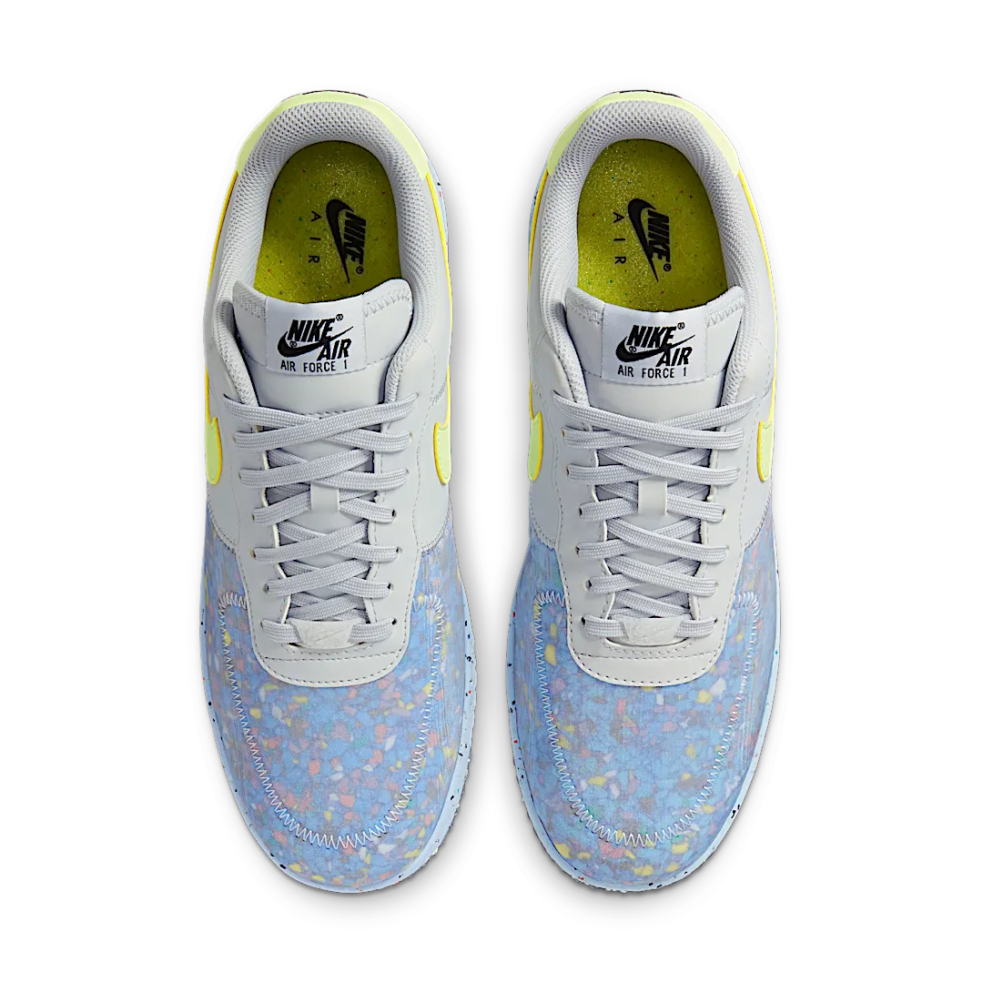 Nike Air Force 1 Crater Pure Platinum Barely Volt, Pure Platinum/Barely Volt-Summit White (CZ1524-001)